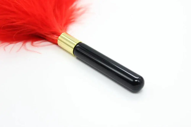 Candiway Sexy Soft Flirting Feather Tickler Special Metal Handle BDSM Erotic Adult Sex Toys For Couples