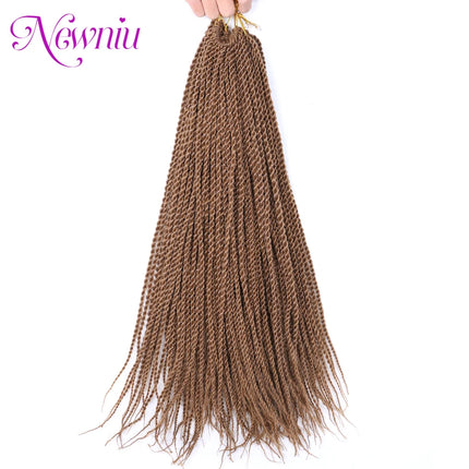Synthetic Senegalese Twist Hair Extensions Crochet Hair Braids Senegalese Ombre Braiding Hair Crochet Braid Hair Box Braids Hair