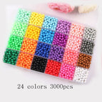 24 colors 3000pcs 1