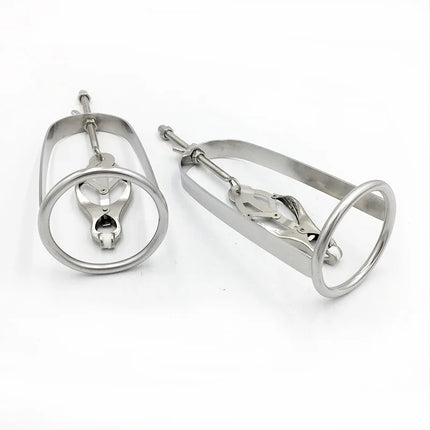 Adjustable Metal Nipple Clips Breasts Massage Bondage Nipple Stimulator Dog Play Clamps Retention Device Bdsm Sex Toys for Women