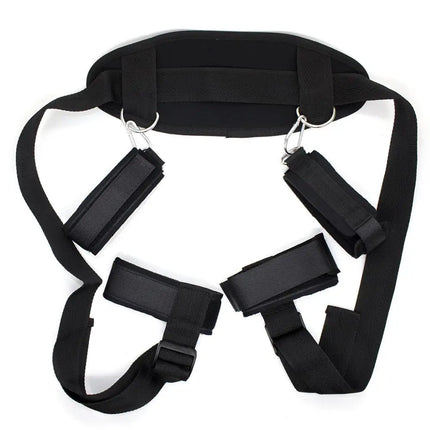 BDSM bondage handcuff foot cuffs Fetish collar Sling back Strap On Sex Toys for Couples Hogtie Unlock New Restraint Experiences