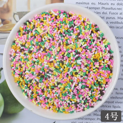20g Fake Sprinkles Decoration For slime Filler DIY Slime Supplie simulation Candy Cake Dessert Accessories Toy for children Gift