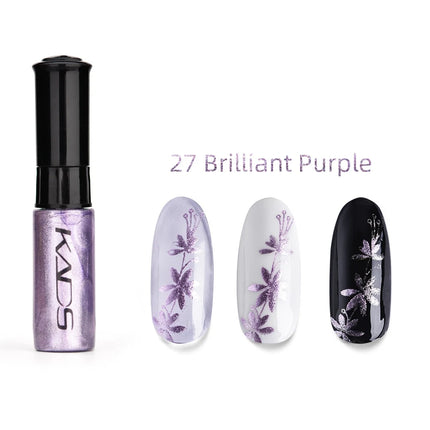 KADS Nail Polish Stamping Nail Art Lacquer 1Bottle/LOT Lacquer Nail Stamping Polish 47 Color Optional Template polish