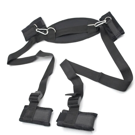 BDSM bondage handcuff foot cuffs Fetish collar Sling back Strap On Sex Toys for Couples Hogtie Unlock New Restraint Experiences