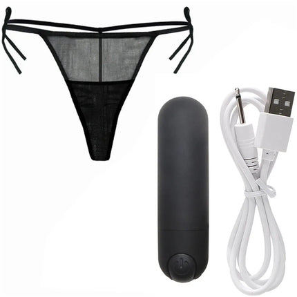 New Vibrating Panties 10 Function Wireless Remote Control Charging Bullet Vibrator Strap on Underwear Vibrator for Women Sex Toy