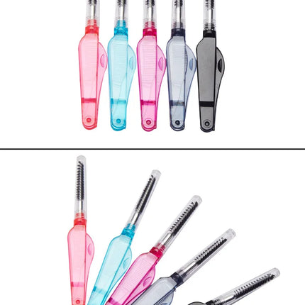 1 Pc Dual Purpose Double Head Stainless Comb Eyelash Eyebrow Comb Makeup Mascara Brushes Eyelashes Wands for Make Up Tools