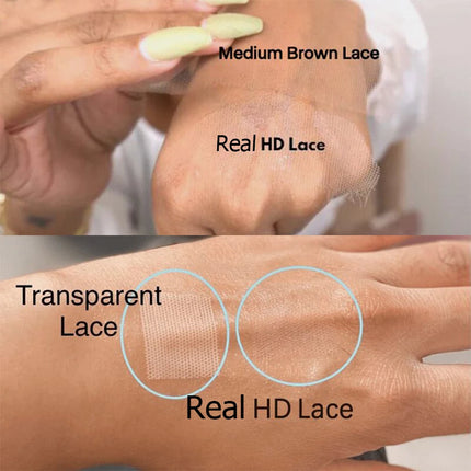 Invisible HD Lace Frontal Closure 5x5 Lace Closure Only Pre-plucked Body Wave Remy Human Hair Melt Skins HD Lace For Black Women