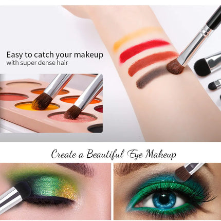 DUcare Eyeshadow Makeup Brush 6-7Pcs Makeup Tools Powder Foundation Eyeshadow Eyebrow Synthetic Pony Hair Women Makeup Brush Set