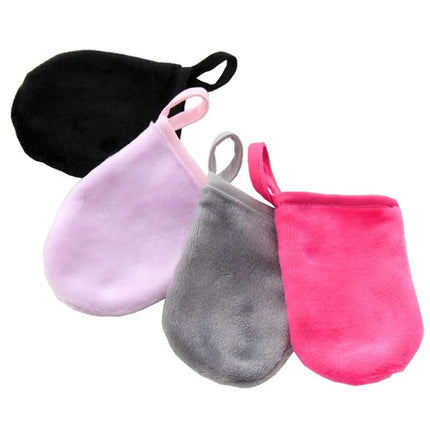 1PC Reusable Makeup Remover Glove Microfiber Facial Cleaning Glove Soft Face Cleaner Towel Pad Face Deep Cleaning Skin Care Tool
