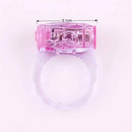 Delay Lasting Ring Sex vibrator Strong Erection Tingling additional Stimulation finger rings bullet Vibrating Lover Ring
