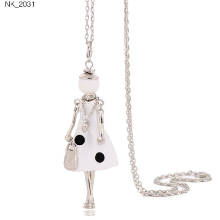 Cute Women Necklace Statement Lady Charm Long Trendy Necklace 2026 New Fashion Female Big Pendant Lovely Jewelry Gift Wholesale