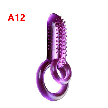 Delayed Ejaculation Cock Penis Ring Soft Silicone Adult Sex Toys Dick Penis Vibrators Ejaculation Cock Ring Vibrating For Men