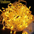 Yellow / 10M 100LEDs 220V EU