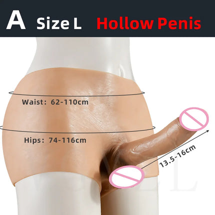 Skin Feeling Strap on Realistic Dildo Huge Big Penis Strap-On Panties Lesbian Strapon Dilldo for Woman Men Sex Toys for Couple