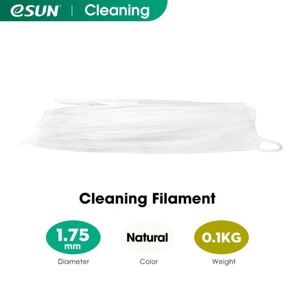eSUN Cleaning Filament 1.75mm, 3D Printer Cleaning Filament, 100g Spool 3D Printing Accessories for 3D Printers