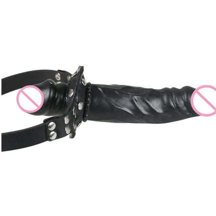 Double-Ended Mouth Gag Strapon Dildo Plug Bdsm Bondage Deep Throat Penis Harness Erotic Product Sex Toys for Couples Adult Games