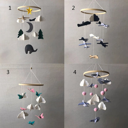 Baby Rattle Mobile Crib Toy Bed Hanging Newborn Wind Chimes Bell Kids Room Decoration Photography Props Dropshipping