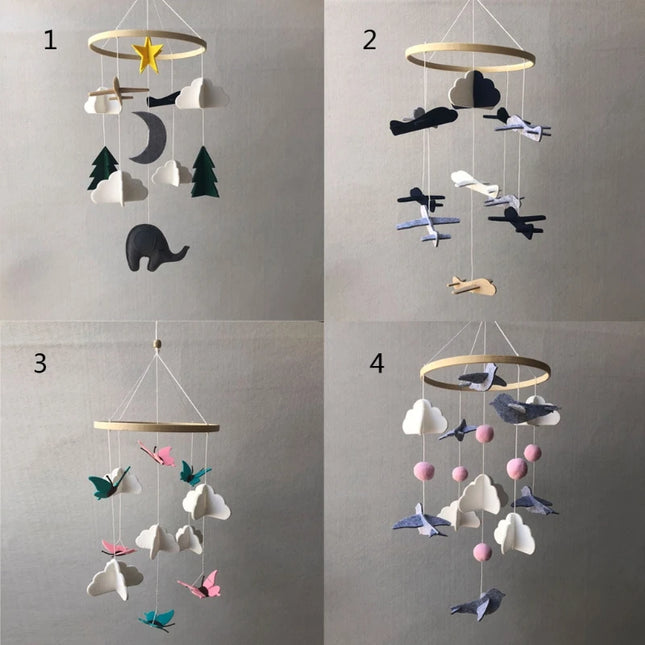 Baby Rattle Mobile Crib Toy Bed Hanging Newborn Wind Chimes Bell Kids Room Decoration Photography Props Dropshipping