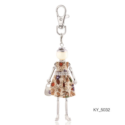 Fashion Women Keychain New Statement Charm Metal Key Chain for Lady Jewelry  Gift Female Trendy Bag Pendant Wholesale