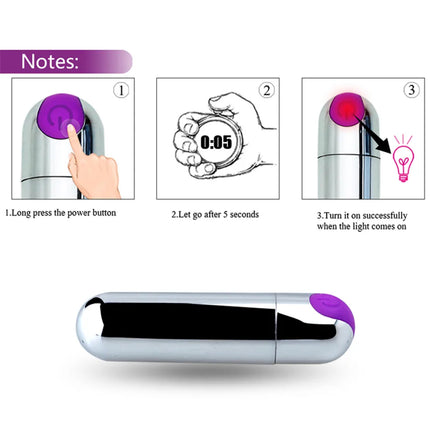 Powerful 10Speeds Mini Bullet Vibrator Clitoris Stimulator G Spot Vagina Massage Adult Sex Toys for Women Gay Female Masturbator