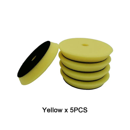 HUTU 3/5/6 Inch Polish Pad Europe Sponge Different Hardness Polishing 80mm/125mm/150mm Car Sponge Pad For Dual Action polisher