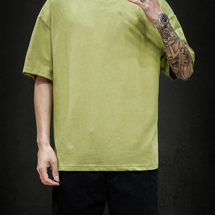 LEGIBLE 2025 Summer Men's T Shirt Casual Loose Cotton Short Sleeve T-Shirt Mens Top Tee shirt Men