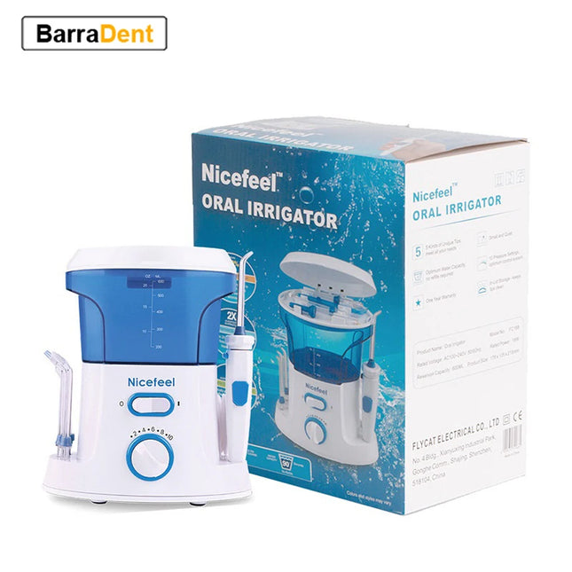 600ML Electric Dental Floss Oral Irrigator for Household Use Portable Tabletop Suitable For 7 Dental Floss Teeth  For Homeuse