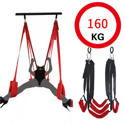 Sex Swing Luxurious Sex Furniture Soft Material Bandage Door Swing Erotic Toys Upgraded Version Adult Games for Couple