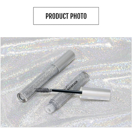 Diamond Glitter Mascara Fast Dry Eyelashes Curling Extension Makeup Waterproof Long-lasting Lengthens Eye Lash Black 4D Mascara