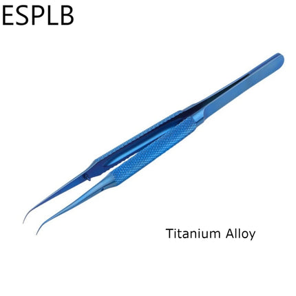 Titanium Alloy/Stainless Steel Tweezers Precision Fly Line 0.15mm Fingerprint Electronic Components Straight/Curved Tip Tweezers
