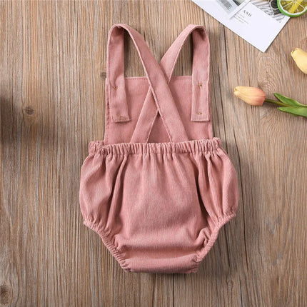 0-24months Unisex Baby Velvet Bodysuit Sleeveless Rompers For Newborn Girls And Boys