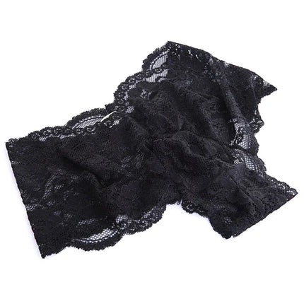 Men Sexy Lace Floral Lingerie Sissy Crossdress Porno Panties Semi Transparent Bikini G-string Briefs Gay Exotic Underwear