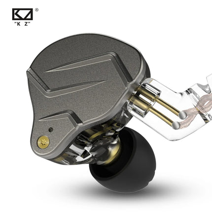 KZ ZSN Pro In Ear Earphones 1BA+1DD Hybrid technology HIFI Bass Metal Earbuds Headphones Sport Noise Cancelling Headset Monitor