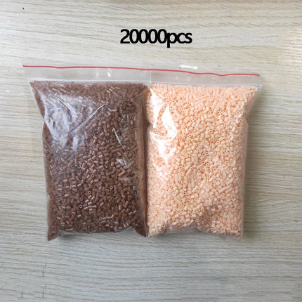 Creative Perler Beads 24/72 Colors Perler Toy Kit 2.6mm Hama Beads 3D Puzzle DIY Toy Kids Creative Handmade Craft Toy Gift