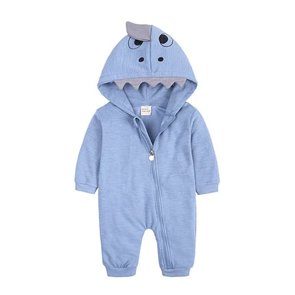 New Bodysuit For Newborn Rompers Baby Boys Girls Clothes Long Sleeve Solid Hoodies Bear Jumpsuit Costume Infant Onesies 3M-24M