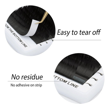5cases Quality eyelash extensions tray fake mink single eyelash size single eyelash soft natural eyelash false eyelash