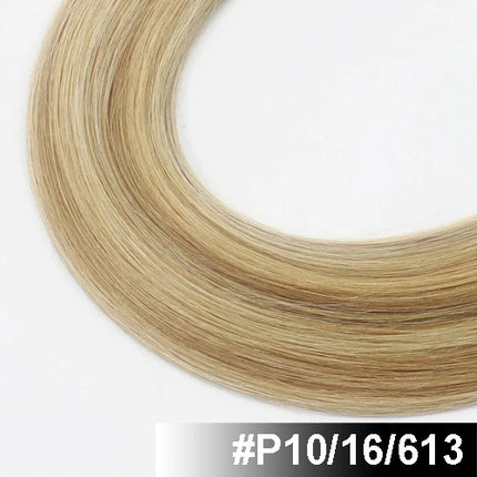 FOREVER HAIR 50g/pc 16" 18" 20" Remy Human Hair Weft Dark Brown European Straight Hair Extensions Natural Luxury Hair Weave