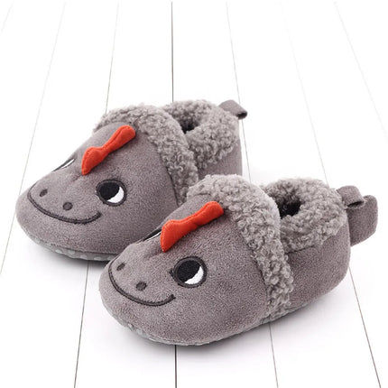 Super Keep Warm Infant Slippers Toddler Baby Shoes Baby Boy Girl Knit Crib Shoes Cute Cartoon Anti-slip Prewalker Baby Slippers