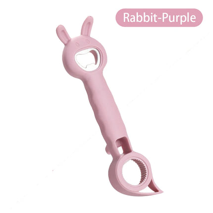Multifunctional Four-In-One Safety Can Bottle Opener Household Canned Bottle Cap Screwing Device Home Tool