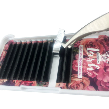5Cases/Lot MASSCAKU Easy Fan Bloom Eyelash Extension Austomatic Flowering Fast Fan Self-Making Fans Volume Lashes Supplies