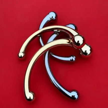 Stainless Steel Stick Pure Open Double Ended Plug G-spot Stimulator Massager Wand Sex Dildo Anal Butt Sex Toys For Women Men
