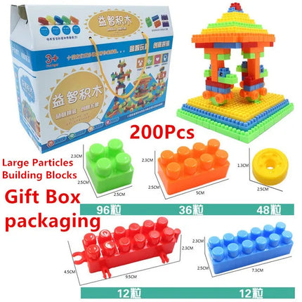 Hot toy toys For kids Inserting and assembling Large particle Building Blocks educational toys DIY Constructor toys For children