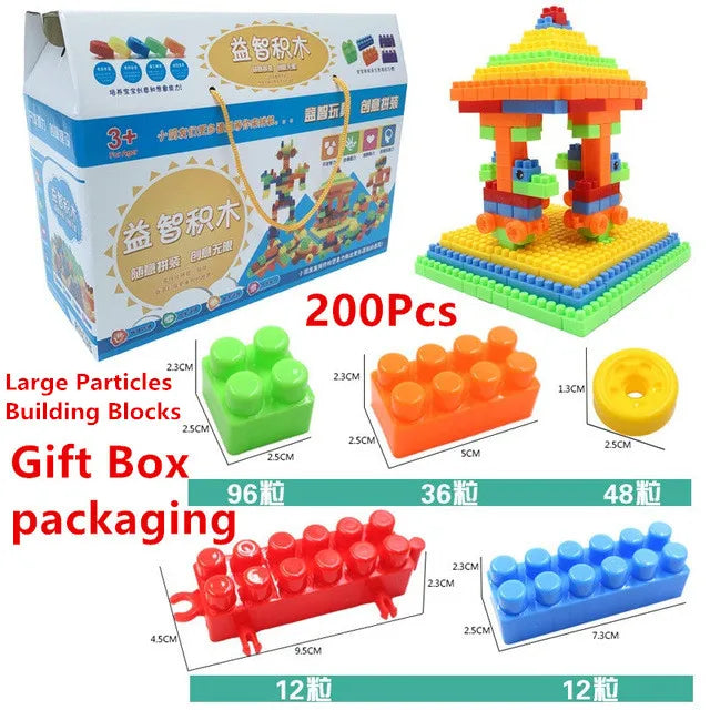 Hot toy toys For kids Inserting and assembling Large particle Building Blocks educational toys DIY Constructor toys For children