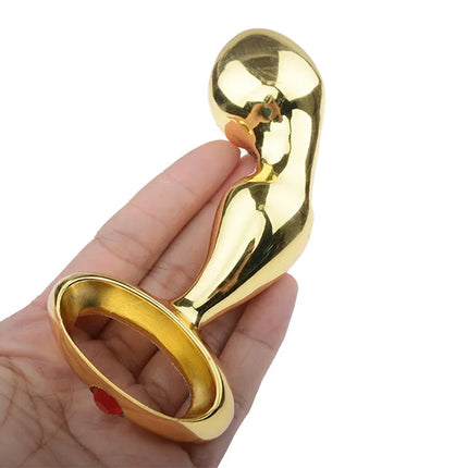 Stainless Steel Stick Pure Open Double Ended Plug G-spot Stimulator Massager Wand Sex Dildo Anal Butt Sex Toys For Women Men