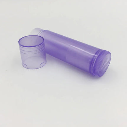 100/200pcs 5g Lipstick Tube Lip Balm Containers Empty Cosmetic Containers Lip Gloss Tubes With Caps Container for Travel Makeup