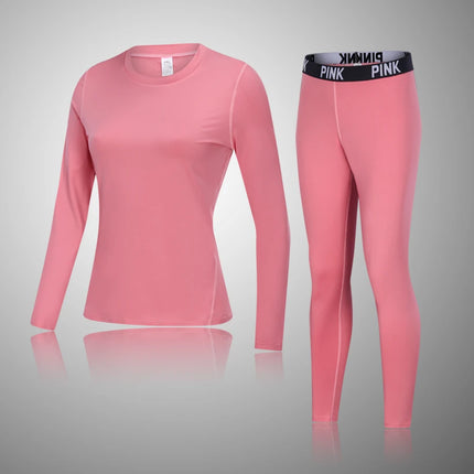 Winter Women's Thermal Underwear Sets Quick Dry Long Johns Winter Clothing Woman Comfortable Thermo Underwear Suits