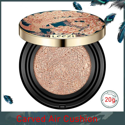 Retro Air Cushion Glow Foundation Cream For Face Moisturizing Oil Control Concealer Brighten Base BB Cream Cosmetics Makeup