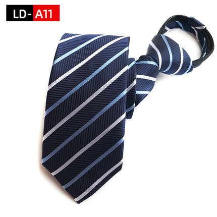 Men's Ties: Black Zipper Tie, Pre-tied Bow Tie, Women's Green Navy Blue Red Neckties, Classic 8cm Neckties for Men's Shirts, Zipper Cravat