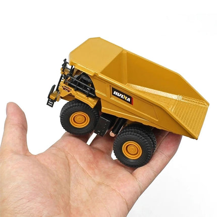 Huina 1812 1:60 Diecast Alloy Dump Truck Hobby Collection Model Full Metal Die Cast Car Toys for Boys Home Decoration Birthday、
