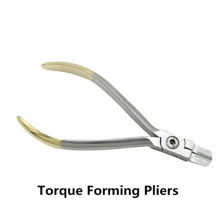 Dental Orthodontic Toolkit - Featuring Lingual Wire Niti Cinch Back Plier, Needle Holder for Suturing & Sharp End Cutting Pliers